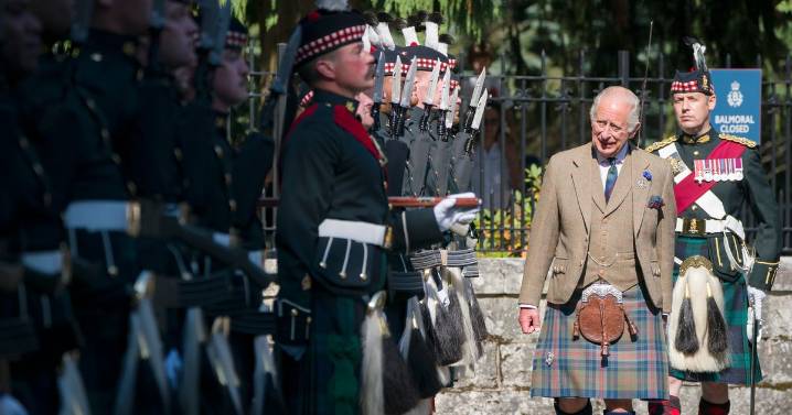King begins Balmoral residency with military ceremony involving Shetland pony