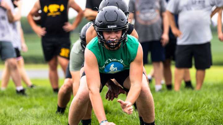 State-runners-up the past two years, Lena-Winslow kicks off football