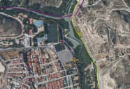 Rescatan a una señora que ha sido arrastrada por el rio en la zona de baño de Archena, junto a sus dos perros