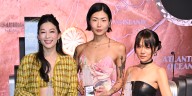 ‘K-Pop Demon Hunters’ Cast Lights Up the Empire State Building to Promote Sing-Along event | Arden Cho, k-pop demon hunters, May Hong, REI AMI