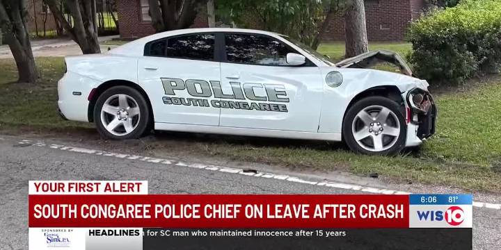 South Congaree police chief crashed into another vehicle while in patrol car