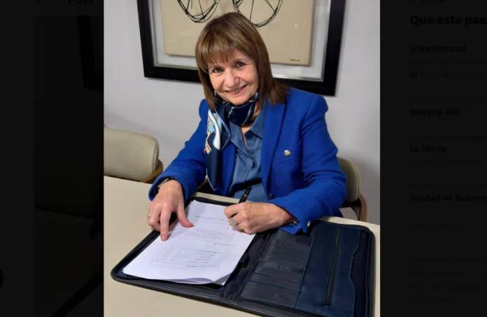 Patricia Bullrich confirmó que será candidata a senadora por CABA en las elecciones de octubre