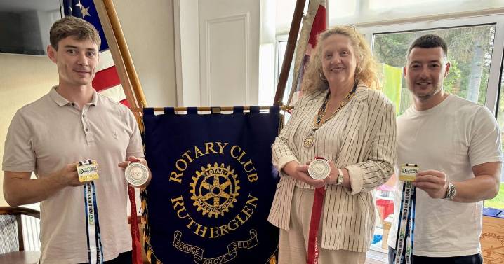 Rotary Club of Rutherglen welcome Olympic curling medallists