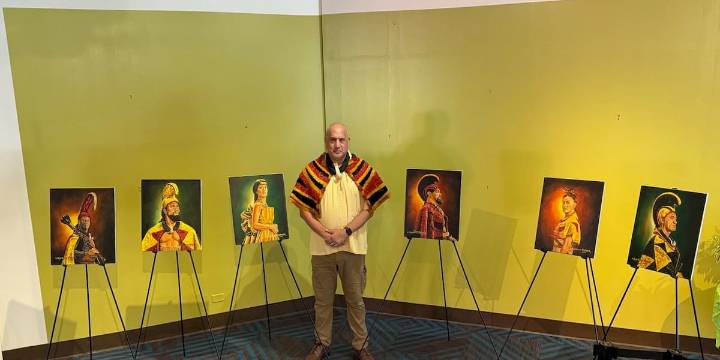 Hawaiian artist painted six ‘Chief of War’ characters in one month