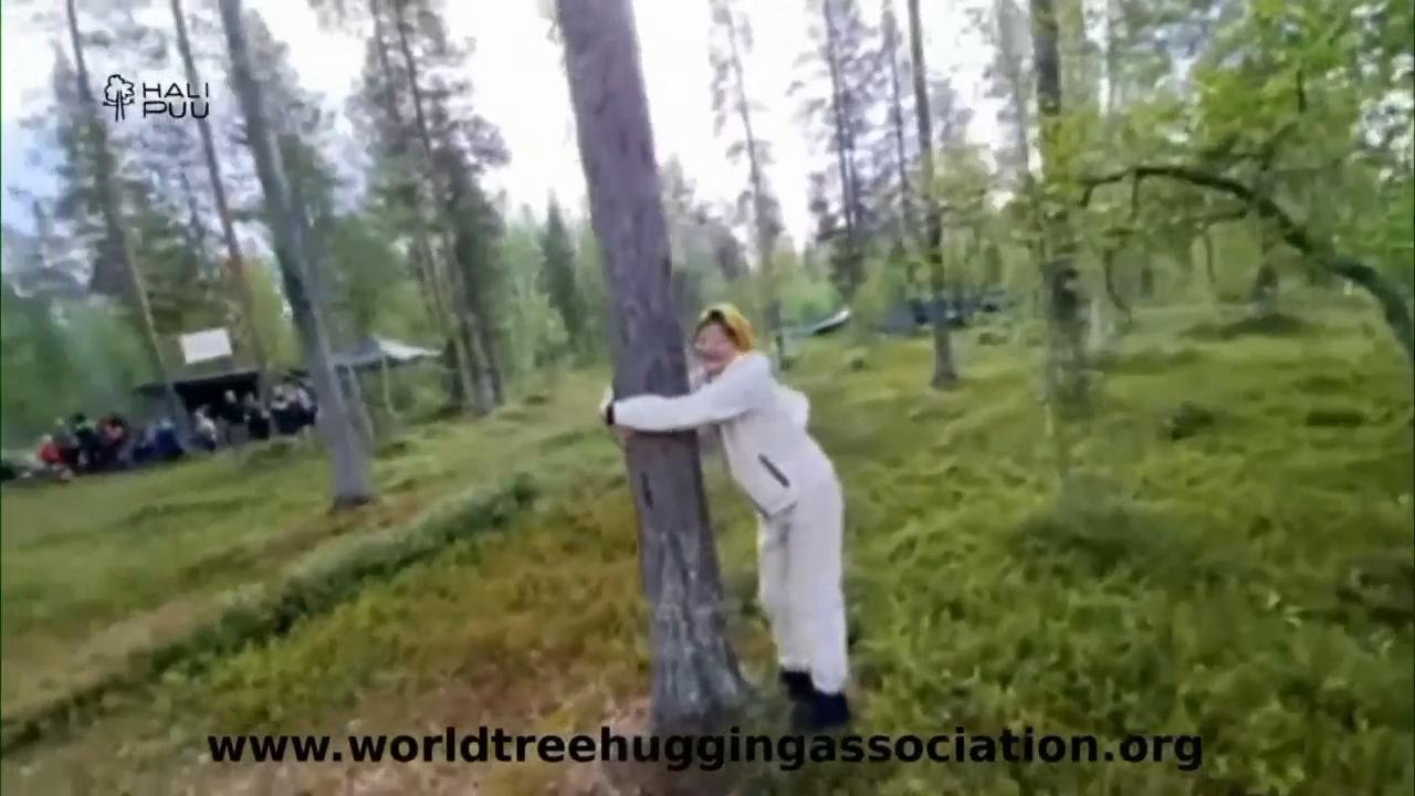 Annual tree-hugging world championships take place in Finland