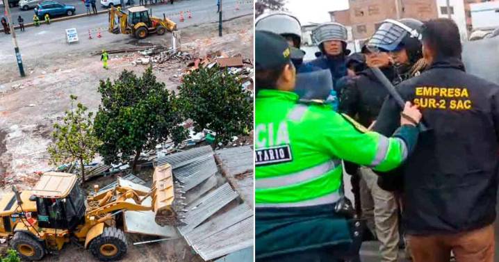 Municipalidad de Lima desaloja a familias en Surco por obras de la Vía Expresa Sur: "Están usurpando nuestro terreno"