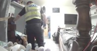 Shock moment police officer steals woman's underwear in home search caught on camera