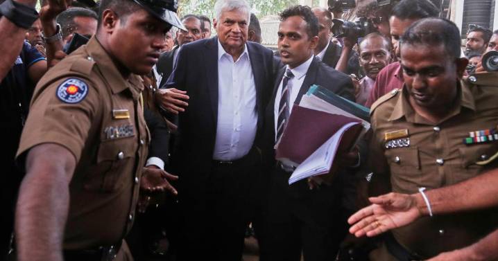 Former Sri Lankan President Wickremesinghe arrested on allegations of misusing state funds
