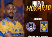 Se jugará el Tigres-Mazatlán el sábado 23 de agosto