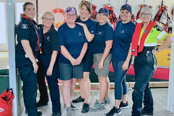 1st all female crew in Shuswap proves search & rescue is women's work