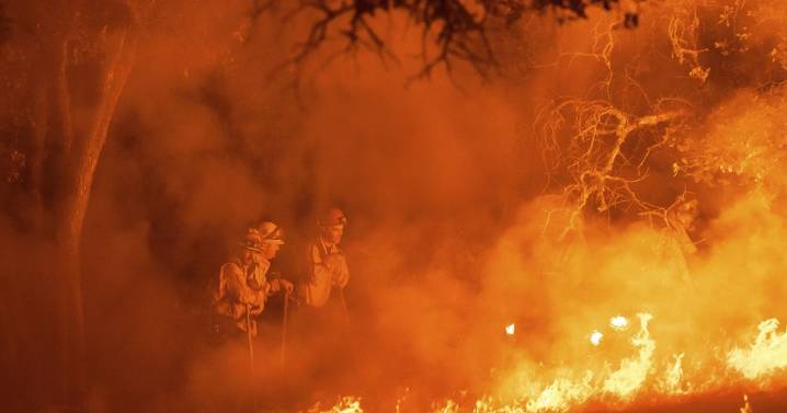 Photos of crews battling the wildfires in Northern California wine country