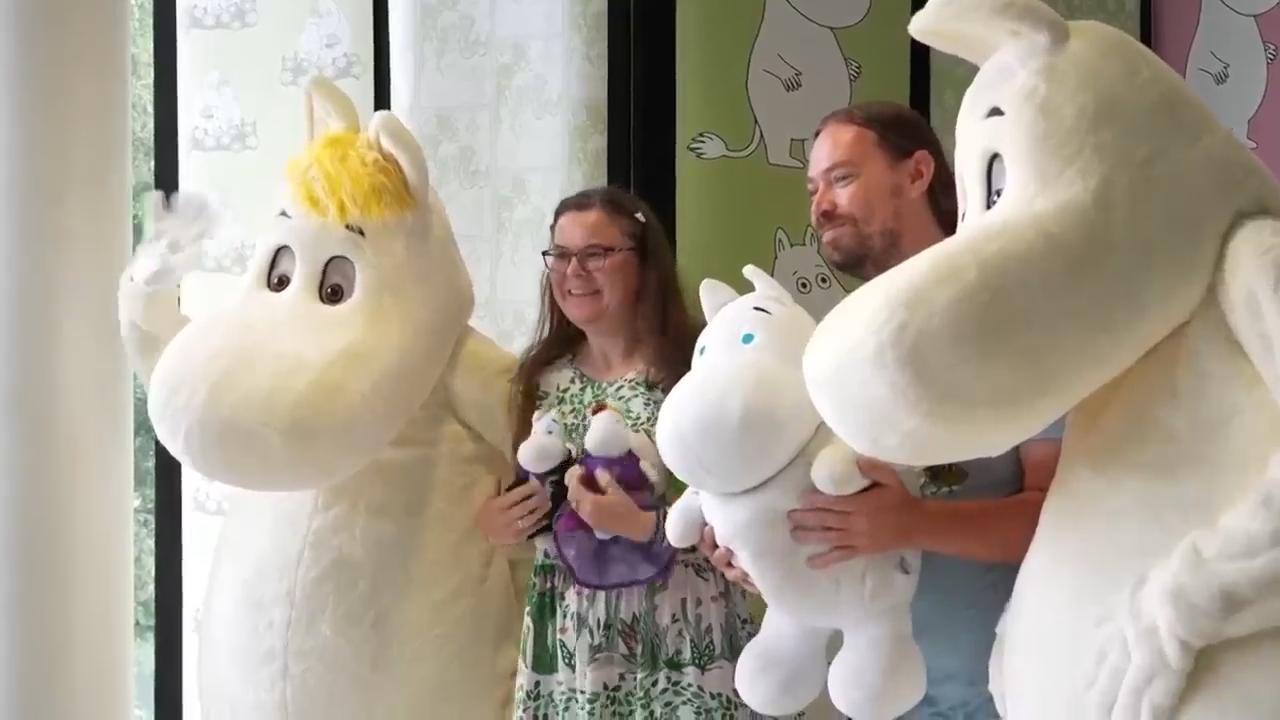 Fans celebrate 80th birthday of the Moomins, Finland's most lovable literary cartoon family