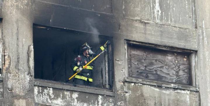 Two New Bedford firefighters injured battling David St. blaze