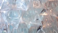 Llena una bolsa de plástico con agua, le pone unas monedas, la cuelga en la ventana y da así con el invento del año