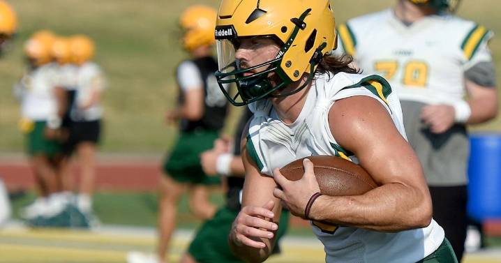 Lion football holds first practice