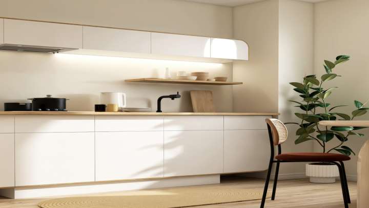 The Stunning Way To Use The Space Above Your Cabinets To Transform Your Kitchen