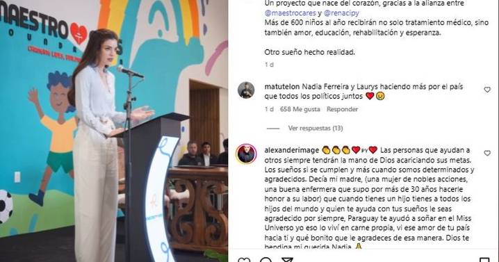 Nadia Ferreira inaugura centro para niños con cáncer