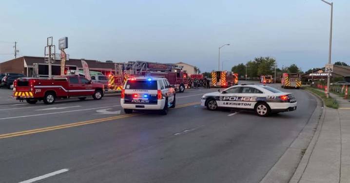 Lexington fire is investigating after a laundry mat catches fire