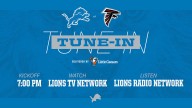 Lions at Falcons: How to watch, listen and follow
