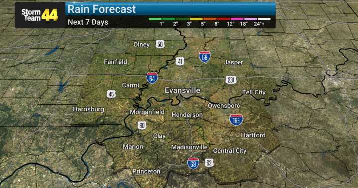 Great weather the rest of the weekend and all week !