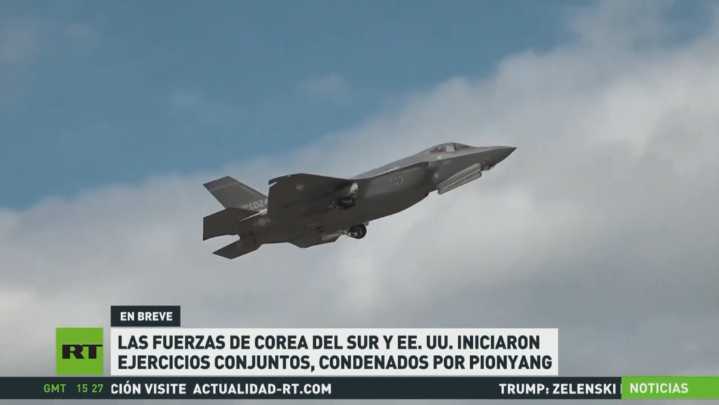 Fuerzas de Corea del Sur y EE.UU. inician ejercicios conjuntos condenados por Pionyang