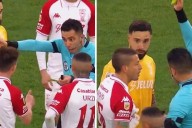Vergonzoso momento en Huracán - Argentinos: el árbitro echó al jugador equivocado y el VAR no funcionaba