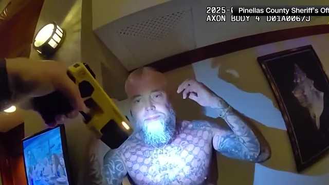 Body cam video shows Kentucky Powerball winner tased, tackled by police in Florida