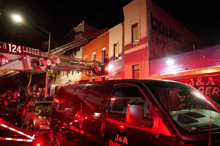 Brooklyn four-alarm fire leaves four firefighters and resident injured
