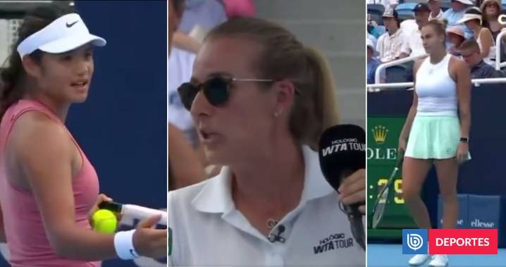 "Es un niño ¿Quieres que lo eche?": pedido de Raducanu provocó tenso momento en duelo ante Sabalenka