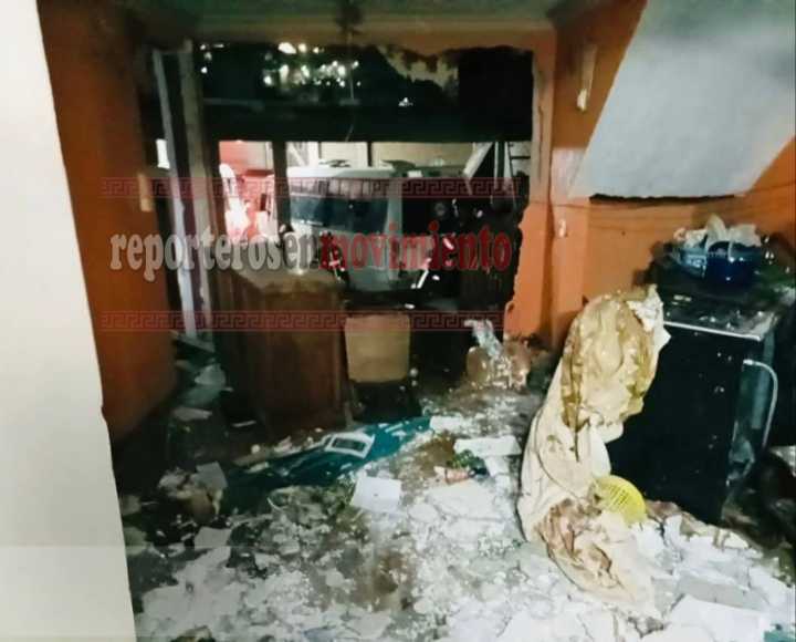 FUGA DE GAS PROVOCÓ EXPLOSIÓN EN UNA VIVIENDA DE TLALNEPANTLA