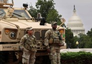 Vance, Hegseth greet troops in Washington, face jeers from protesters