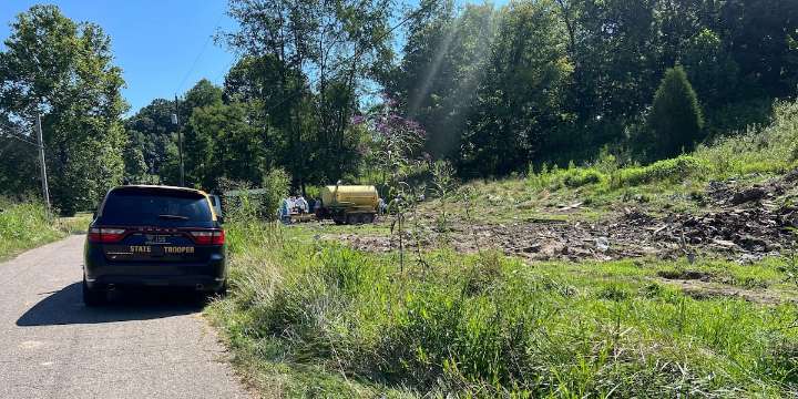 Law enforcement presence related to missing persons case