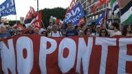 Thousands march against plan to build massive bridge linking Sicily to Italy's mainland