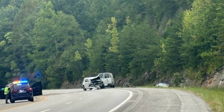 State police cruiser involved in crash on U.S. 23