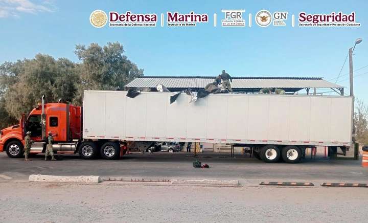 Fuerzas federales incautan mil 201 paquetes de cocaína en Sonora