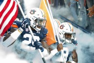 How has Auburn football fared historically when starting the season on the road?