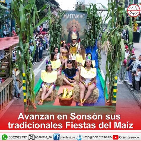 Avanzan en Sonsón sus tradicionales Fiestas del Maíz