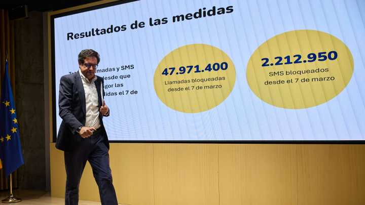 El plan antiestafas consigue bloquear desde marzo 48 millones de llamadas y 2,2 millones de SMS fraudulentos