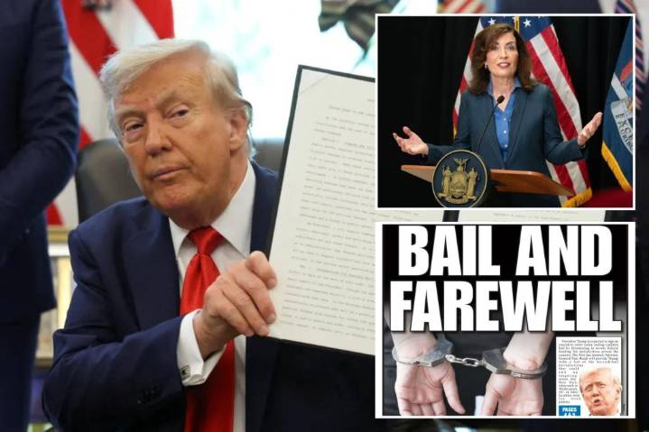 NY sweats out Trump's cashless bail executive order as Hochul blasts admin over funding threats