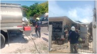 Bomberos logran controlar incendio en casa de Progreso; se reportan pérdidas materiales