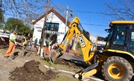 En marcha la remodelación de la plaza de 20 y 525 en Tolosa