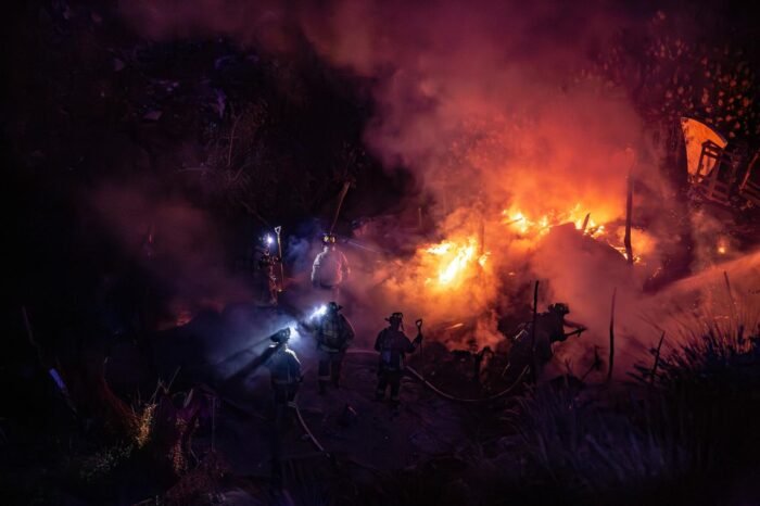 Fuego arrasa vivienda en asentamiento irregular en El Soler