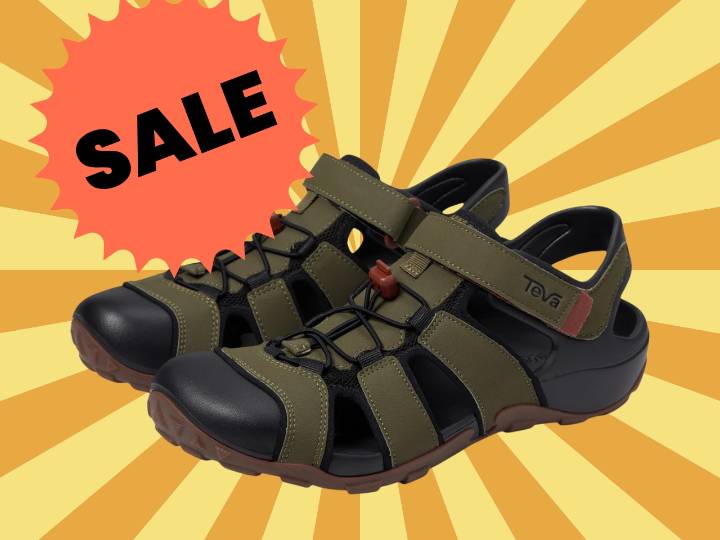 Teva Flintwood sandals 10% off at Zappos in 2025 summer sale