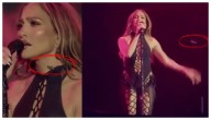 Jennifer López cantaba inspirada y que se le sube un insecto al cuello, así reaccionó (VIDEO)