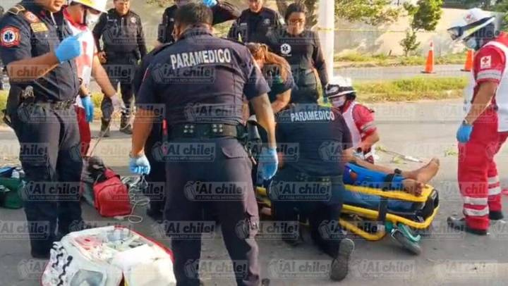 Motociclista progreseño se nos adelantó tras chocar con un poste