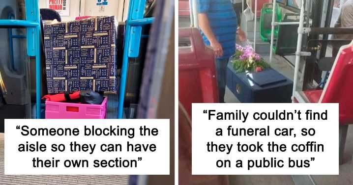 38 Times People Just Had To Take A Photo Of Absolute Jerks Being Unbelievable On Public Transport