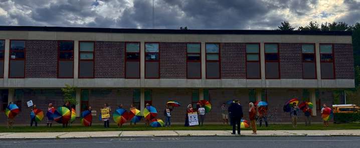 Amherst middle school counselor on paid leave after court