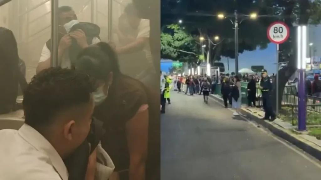 Sin servicio 19 estaciones de la Línea 2 del Metro por presunto cortocircuito
