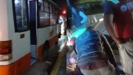 Pasajero Salta de Microbús en Movimiento Durante Asalto Armado en Puebla