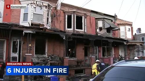 Children among 6 injured in fire that spread to multiple Kensington homes